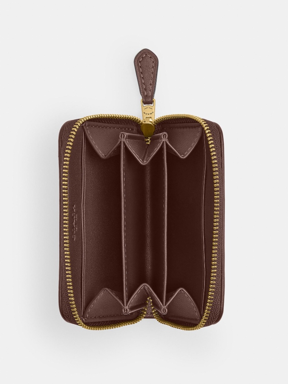 Coach Essential Small Zip Around Card Case In Signature Jacquard - Picture 7 of 7